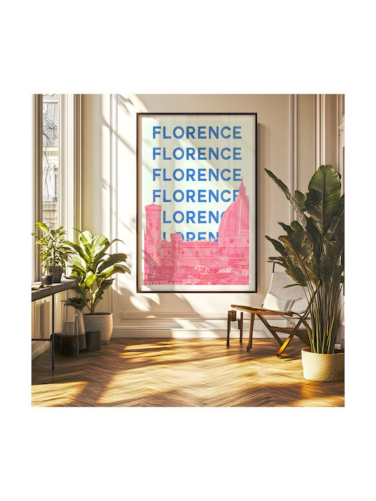 Poster Florence Pop Art Pst25515 50cm X 70cm Bl...