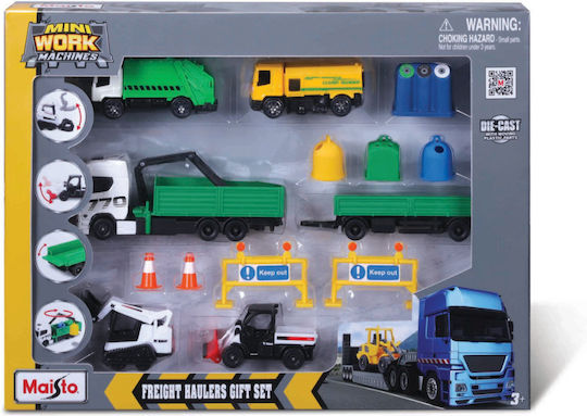 Maisto Mini Arbeitsmaschinen Freight Haulers Geschenkset Spielzeugautos & Rennstrecken