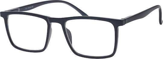 Brilo Men's Reading Glasses +2.50 in Blue color BR130BLUE2.50