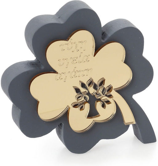 Zivas Amulet Trifoi Gri 10cm 1buc