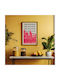 Poster Melbourne Pop Art Pst25511 30cm X 40cm Black Wooden Frame
