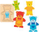 Holz Kinderpuzzle 5pcs Goki