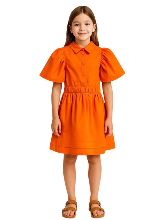 Naida Kinderkleid Orange