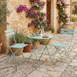 Garten- und Outdoor-Möbelsets Typsatz Speisesaal 3 Stück Mint