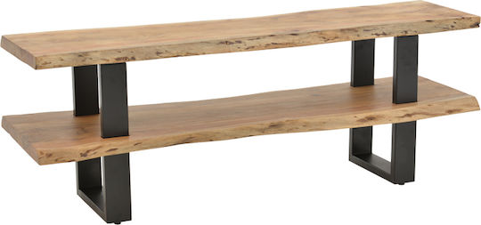 Fuji Подово Естествено, Черни Метални Крака 140x40x52см