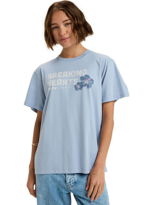 Roxy Hangloose Women's T-shirt Light Blue