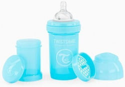 Twistshake Plastic Baby Bottle with Silicone Teat for 0+ Months 180ml