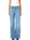 High Rise Women's Jean Pants in Wide Leg Style