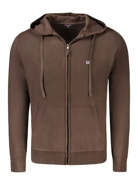 Sweatshirt with Hood Brown