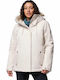 Mountain Iii Insulated Women's Long Lifestyle Jacket Waterproof for Winter Gray
