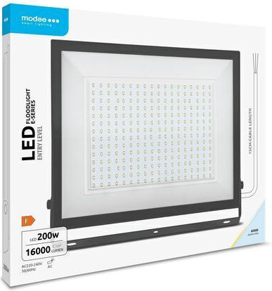 Modee Lighting Waterproof LED Flood Light 200W Cold White 6000K IP65