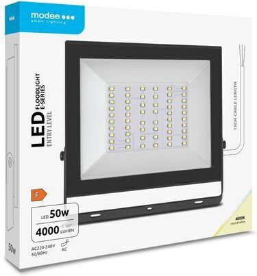 Modee Lighting Waterproof LED Floodlight 50W Natural White 4000K IP65