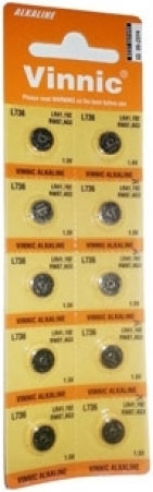 Vinnic Batterien Alkalisch für Uhren LR41 10Stück