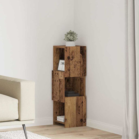 Büroaufbewahrungsschublade und -schrank Holzweiß 25,5x25x80cm