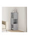 Cabinet De Birou Din Lemn Alb 30.5x30x95cm