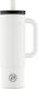 24Bottles Glass Thermos Bottle BPA Free 800ml Ice White with Straw