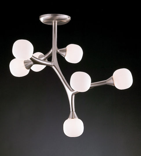 Rogu Pendant Light Silver 65x65x57cm