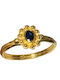 Kontopoulos Damen Ring mit Steinen aus Gold 18K