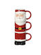 Kaemingk Christmas Cup Ceramic Red L19xW9.5xD7cm.