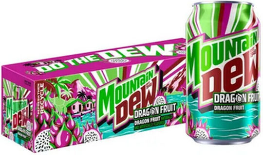 Mountain Dew Energy Drink Dragon Fruit with Carbonation 26-1494 355ml
