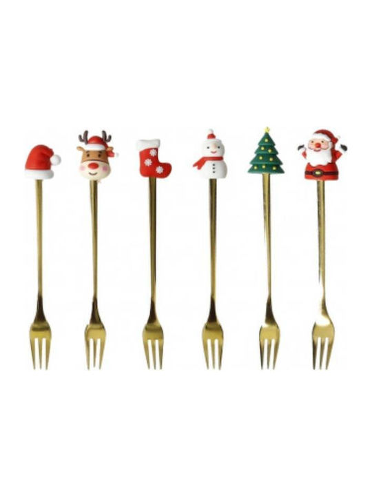 Brandani Set Ornamente de Crăciun Tacâmuri 6buc