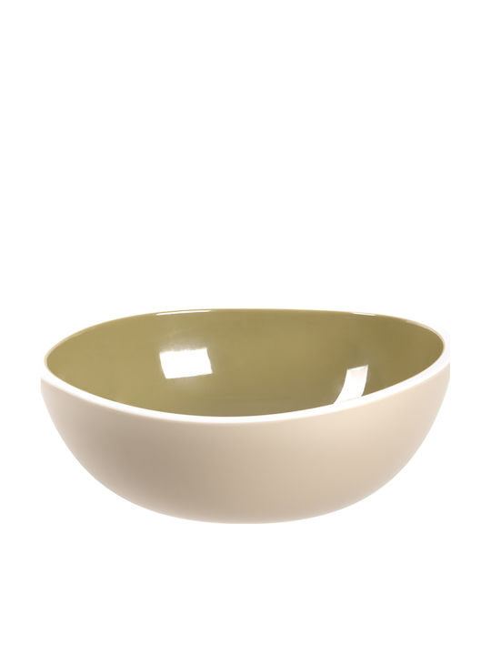 GTSA Melamine Salad Bowl Beige 31x31x10cm 3pcs