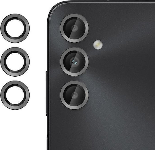 Camera Protection Tempered Glass Black for the Samsung Galaxy A05s