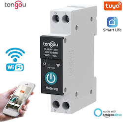 Tongou Tongou Tuya Wifi Smart Kwh 40A Киловатчасов Електромер За Ел Табло TO-Q-SY1-JWT Tongou Tongou Tuya Wifi Smart Kwh 40A Киловатчасов Електромер За Ел Табло TO-Q-SY1-JWT