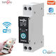Tongou Tongou Tuya Wifi Smart Kwh 40A Kilowatt Meter Electric Panel Analog Rail Single Phase Wi-Fi Tuya TO-Q-SY1-JWT