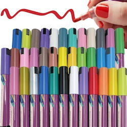 Ακρυλικοί Μαρκαδόροι Multicolor 4mm Σετ 36τμχ Ακρυλικοί Μαρκαδόροι Multicolor 4mm Σετ 36τμχ