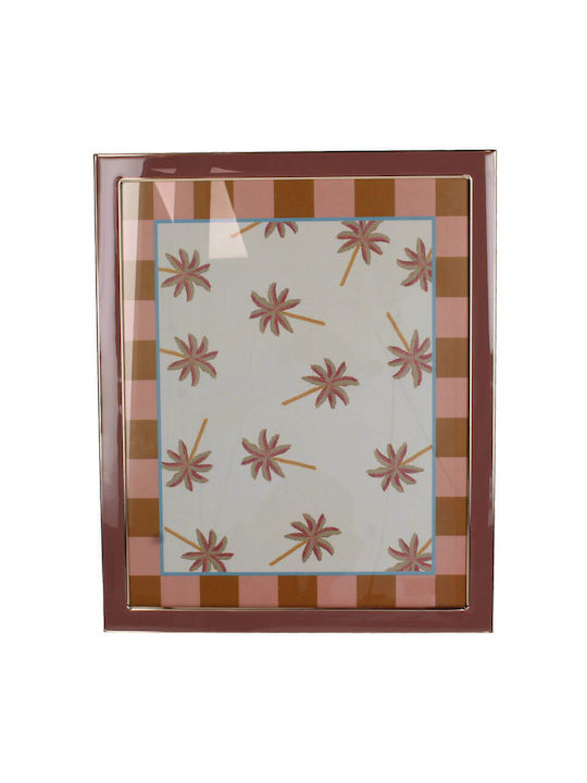 Selected by Pragmatic Metallic Photo Frame with Brown Frame