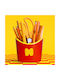 Mustard Fries 'n Scribes 10 Cm x 8 Cm Bürodekoration Zubehör