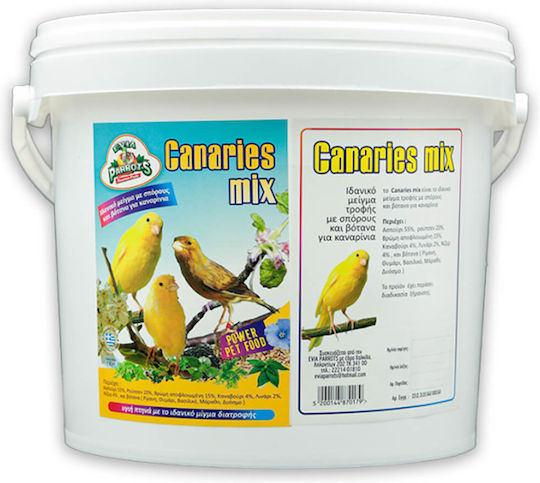 Evia Parrots Canaries Seed Mix Herbs 5kg