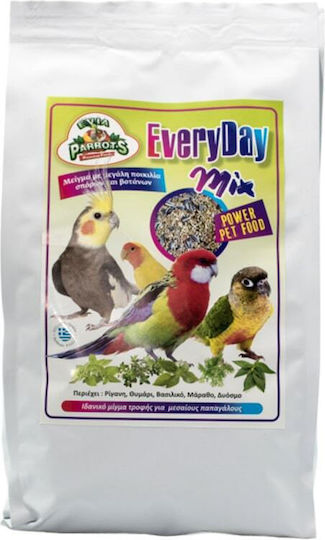 Evia Parrots Tägliche Mischung Vogelfutter Für Mittlere Papageien 3kg