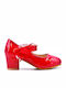 Kids Ballerinas with Hoop & Loop Closure Burgundy