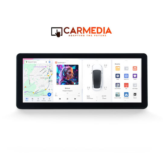 Carmedia Car Audio System for Mercedes-Benz S Class 1998-2005 (Bluetooth/USB/WiFi/GPS/Apple-Carplay/Android-Auto) with Touch Screen 12.3"