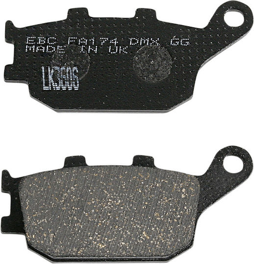 Motorcycle Brake Pads Ebc Dl650 04-15 Dl1000 Z750 07-11 Mt07 Mt09 Rear Fa 174