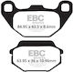 Motorradbremsbeläge Ebc Agility50-125-150 08-15/mxu50-150 05-14 Rückseite Sfac 305