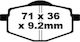 Ebc XT600 Rear DT125 86-07/XT225 86-06 Front Fa 101 Tt