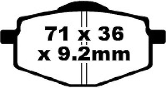 Ebc XT600 Rear DT125 86-07/XT225 86-06 Front Fa 101 Tt