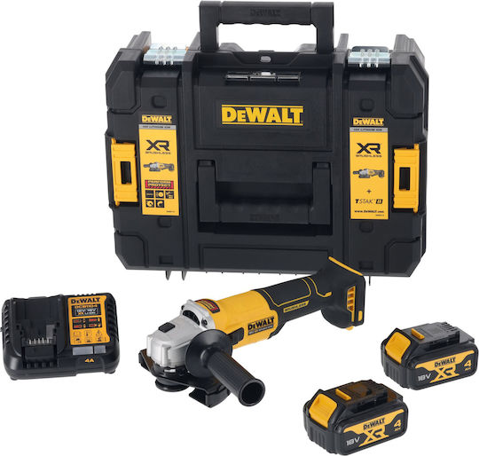 DEWALT DCG407M2T Winkelschleifer 125mm Batterie Bürstenlos 2x4Ah
