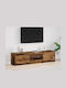 TV-Ständer mit LED-Beleuchtung Alt Holz M162xT34xH40cm