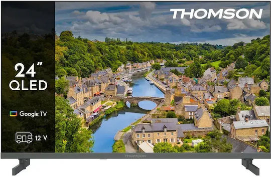 Thomson Smart Τηλεόραση 24" HD Ready QLED XS 12V HDR (2025) 24HQG3S15C