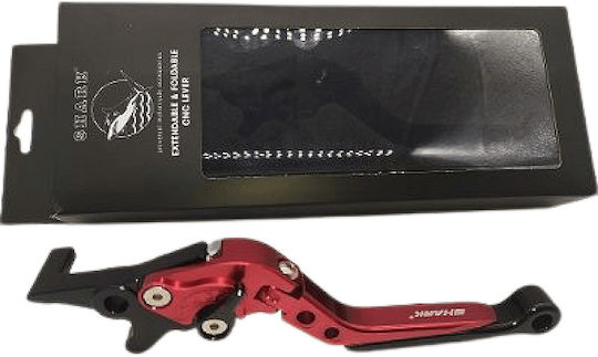 Shark Racing Motorcycle Brake Lever Adjustable for Yamaha Crypton-X135 Black I-00004537