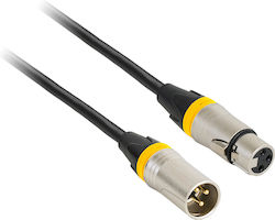 Cablu Audio Profesional XLR Masculin XLR Feminin 5m 18-5593 BST Cablu Audio Profesional XLR Masculin XLR Feminin 5m 18-5593 BST