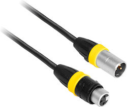 Professional Audio Dmx Ip65 Cable Xlr Male Xlr Female 5m 18-5558 Bst