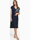Pen-ky Sommerliches Damen-Nachthemd Marineblau