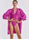 Milena by Paris Spitzen Unterwäsche-Set für Damen mit Zeichenfolge Magenta