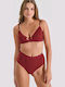 Milena by Paris Women's Bralette Bra Burgundy