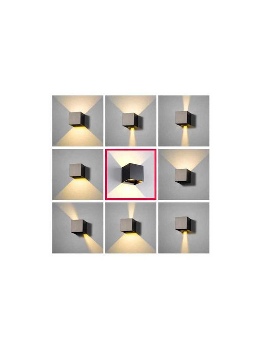 Lightplanet Modern Lumină de Perete Negru